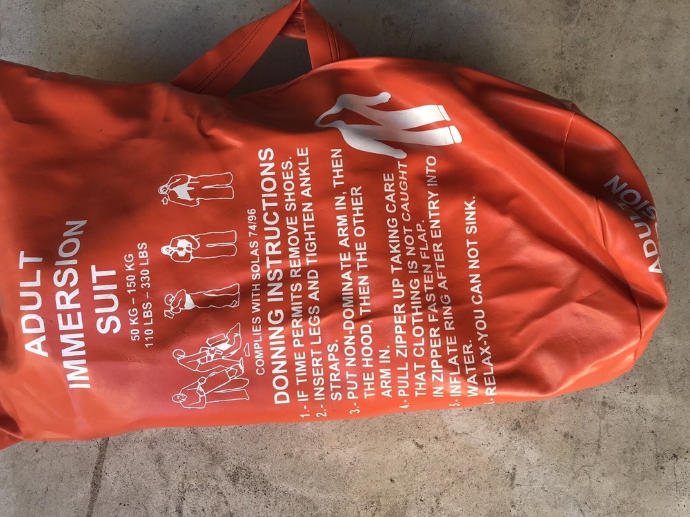 Imperial USCG Survival/ Immersion suit / Read Description
