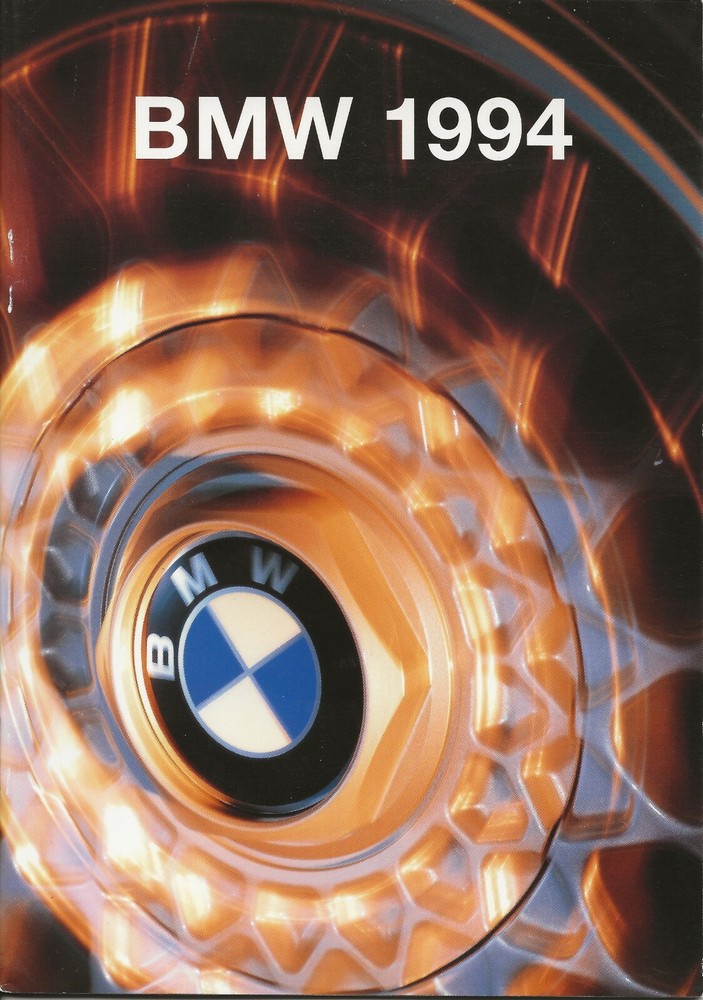 1994 BMW Brochure + OEM Accessories Catalog