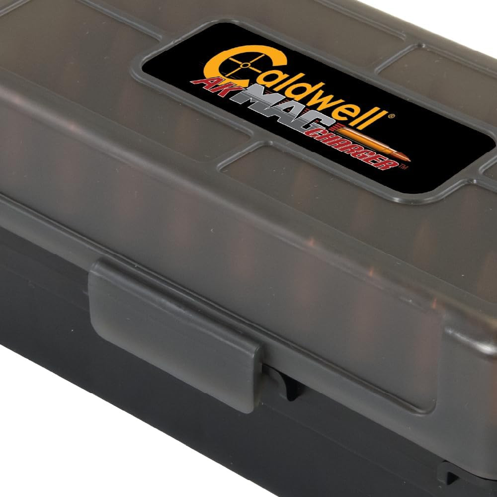 50-Round Ammo Box Set, 5-Pack with Removable Lid for Shooting and Reloading