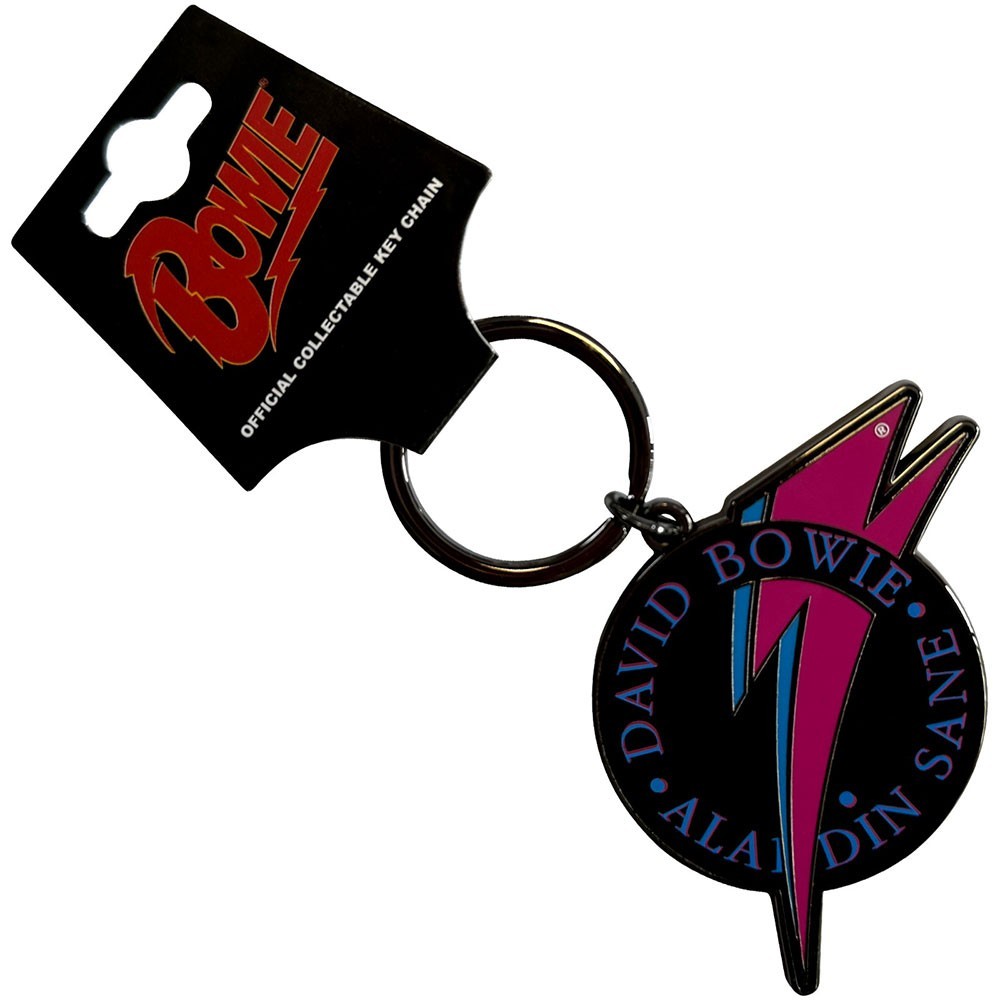 DAVID BOWIE keyring Aladdin Sane