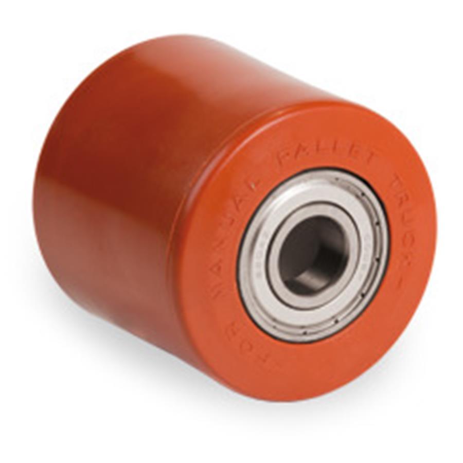 Polyurethane Wheel 82 X 70 Mm 4 Pieces Rollers On Polyamide Core Fork Wheel