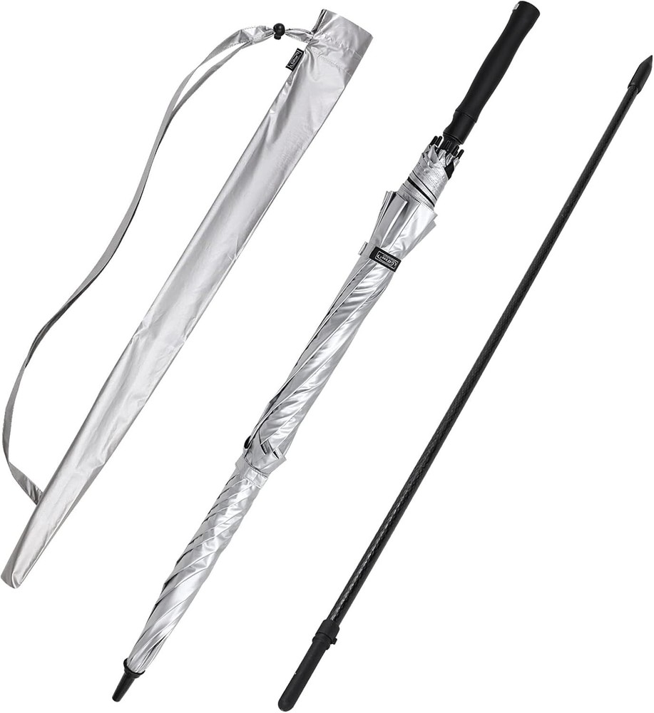 Oversized 68" Auto-Open Beach Umbrella with UPF 50+ Protection - Versatile Use