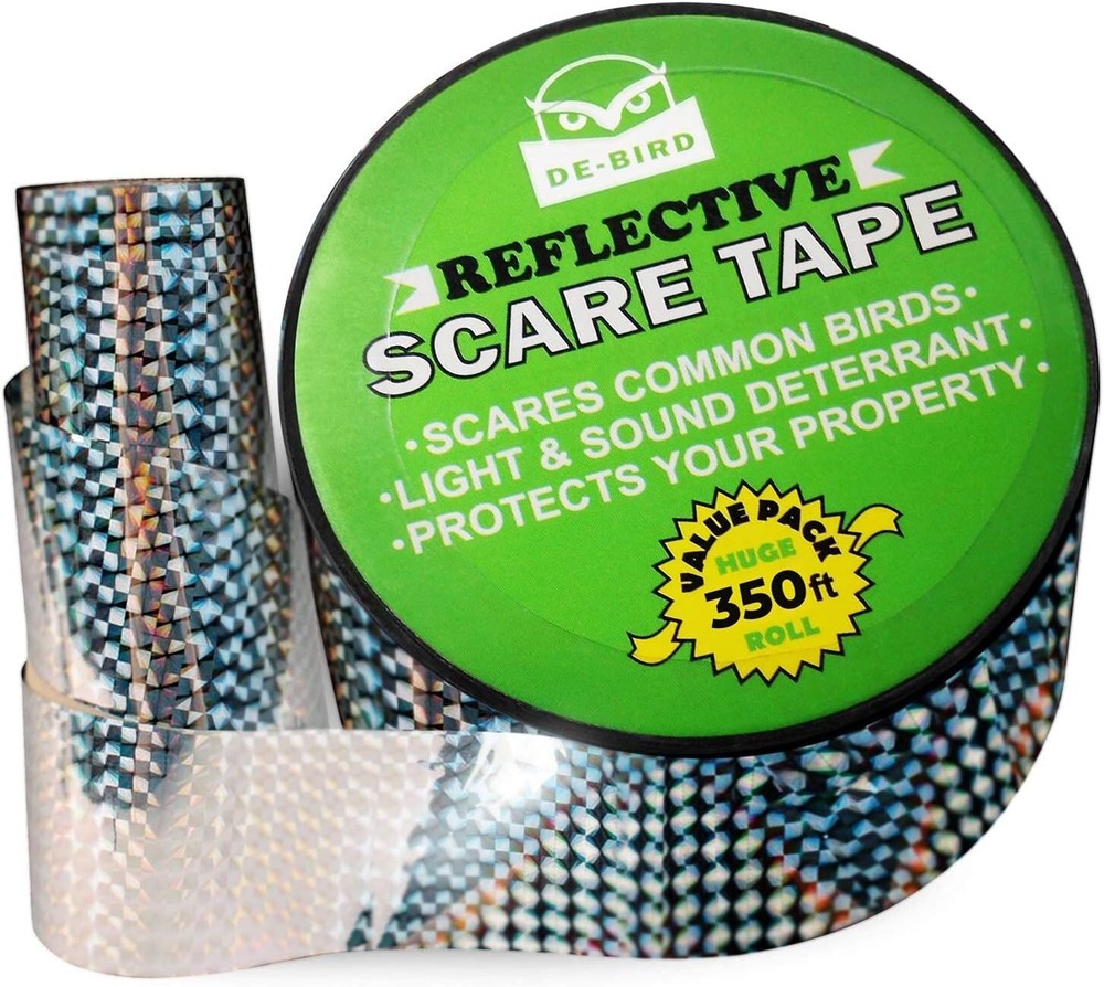 Versatile 350 ft Scare Tape for Effective Bird Control – Safe & Durable Solution