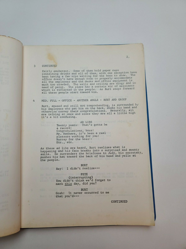 INTRODUCING SUZIE / Monroe Manning & Mickey Rooney 1970's Unproduced Screenplay