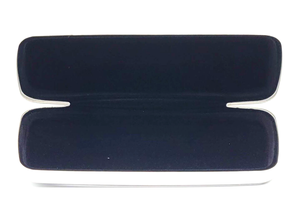 AUTHENTIC & NEW - CALVIN KLEIN - WHITE - HARD EYEGLASSES CASE