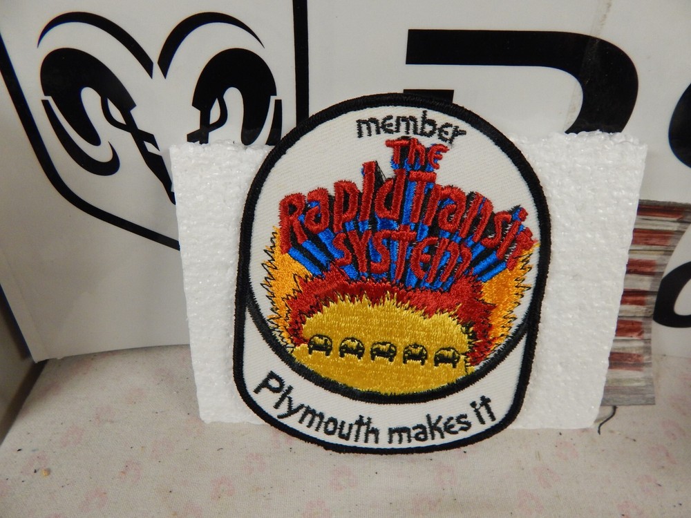 mopar nos memberof the rapid transit system patch