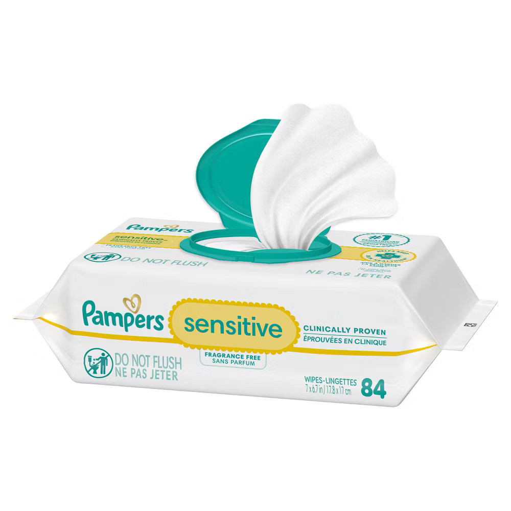 Pampers Sensitive Baby Wipes - 84ct