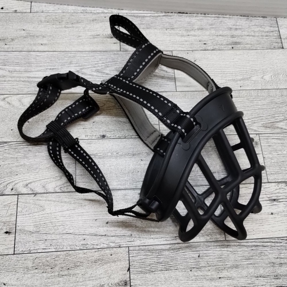 Basket Dog Training Muzzle Allows Drinking Panting Size 4