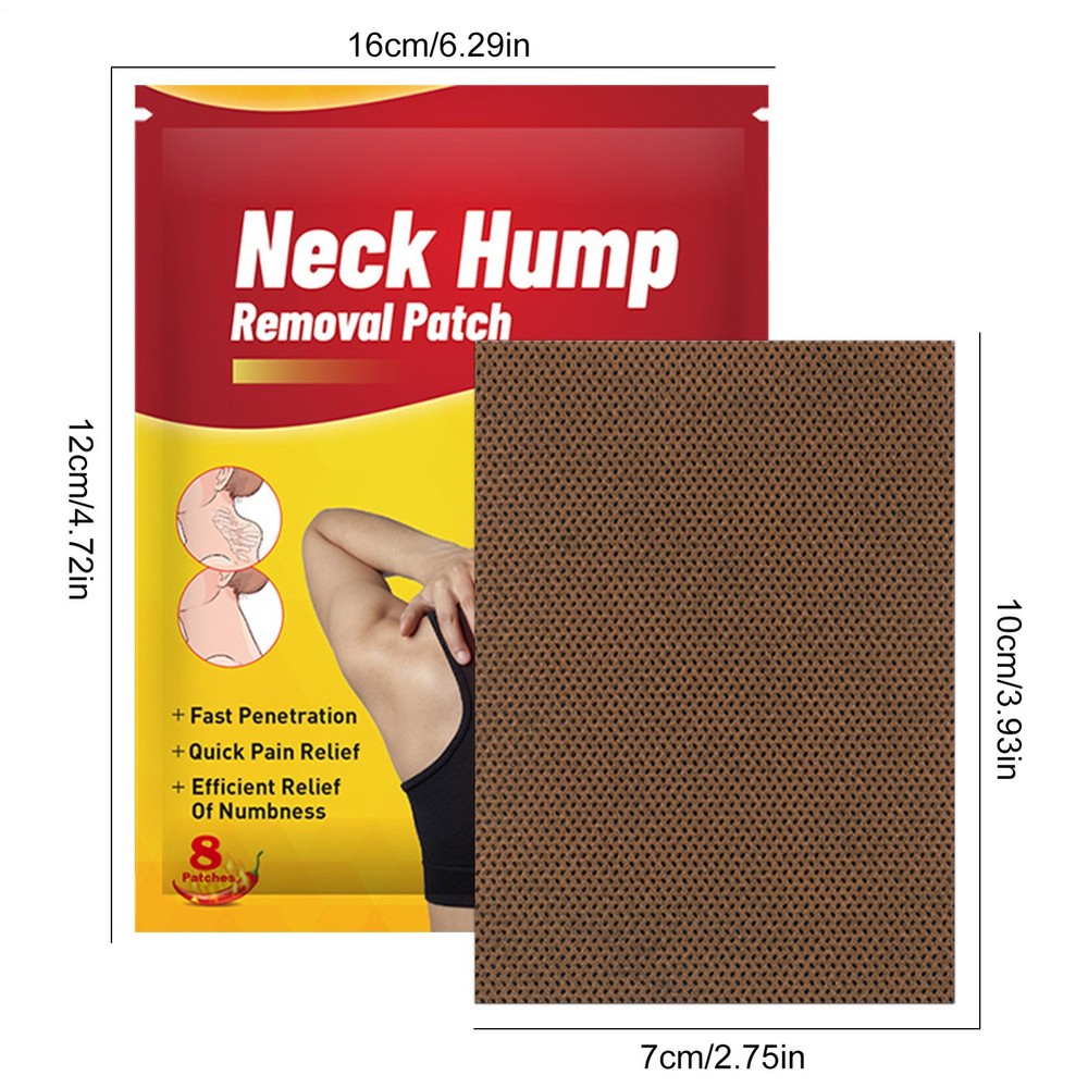 Neck Hump Patch Extra Strength Relief Patch Fast Acting & Breathable For Lovers