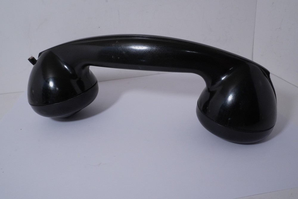 KELLOGG or LEICH BAKELITE HANDSET Cleaned W/ Elements But Sold AS IS & Untested