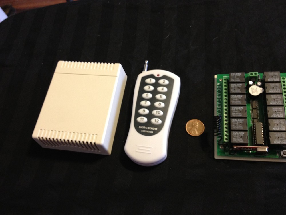 12 CH RF Wireless Remote Control Momentary/Toggle/Latch