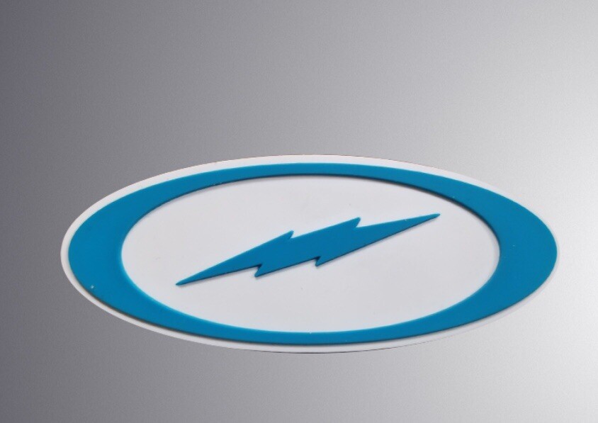 New Storm Bowling Bolt Icon Patch (Blue and White)