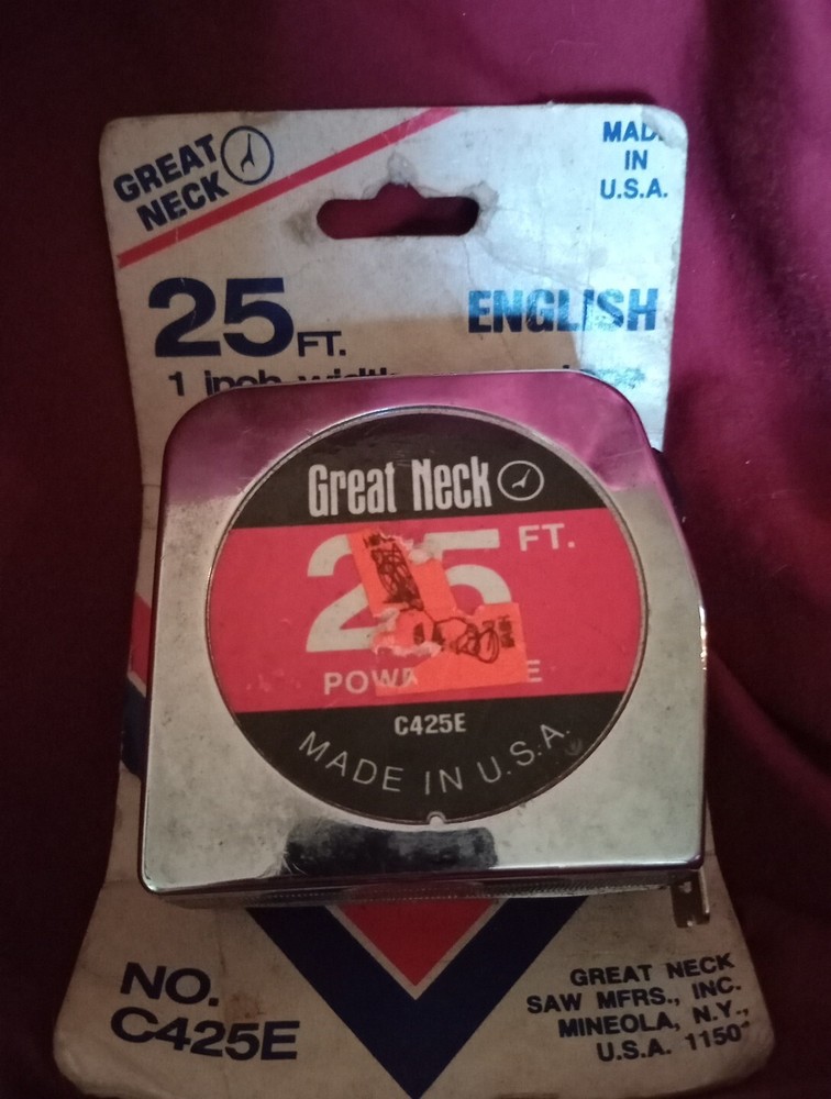 Great Neck 25ft Measuring Tape