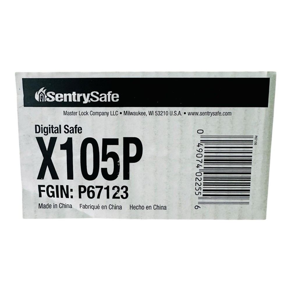SentrySafe X105P Digital Security Safe .98 cu.ft. Capacity Black *Read*