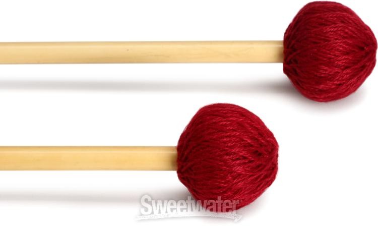 Innovative Percussion RS251 Medium Vibraphone/Marimba Mallets - Wine Cord -