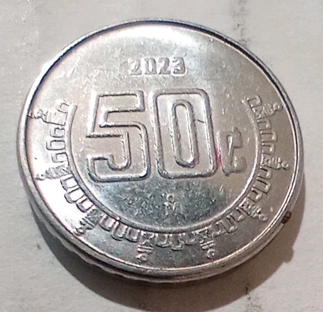 50 Centavos 2023 Mexico Tiny Coin