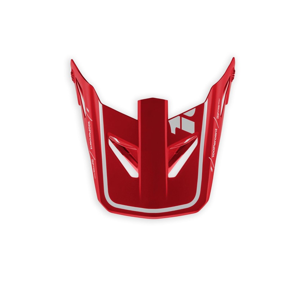 100% Status Replacement Visor Dreamflow Red