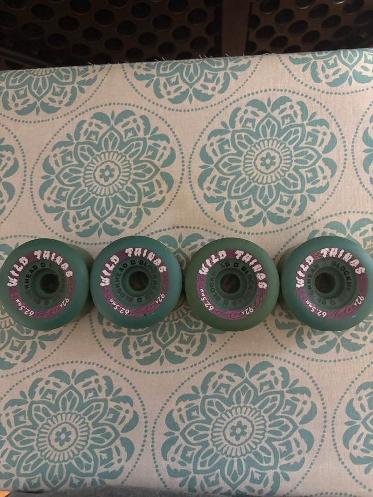 Vintage Blockhead Wild Things NOS Skateboard Wheels