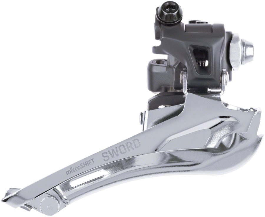 microSHIFT Sword Front Derailleur - 10-Speed, Double, 46-52t Max Ring,