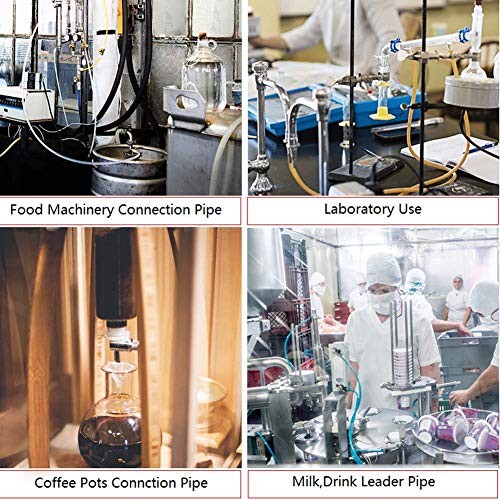 Silicone Tubing 6mm (1/4") ID x 8mm OD Food Grade High-temperature 6mmx8mm 6M