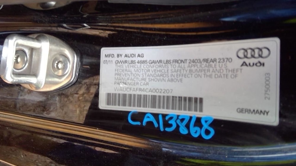 AUDI A5 2012 High Mounted Stop Light 5585765