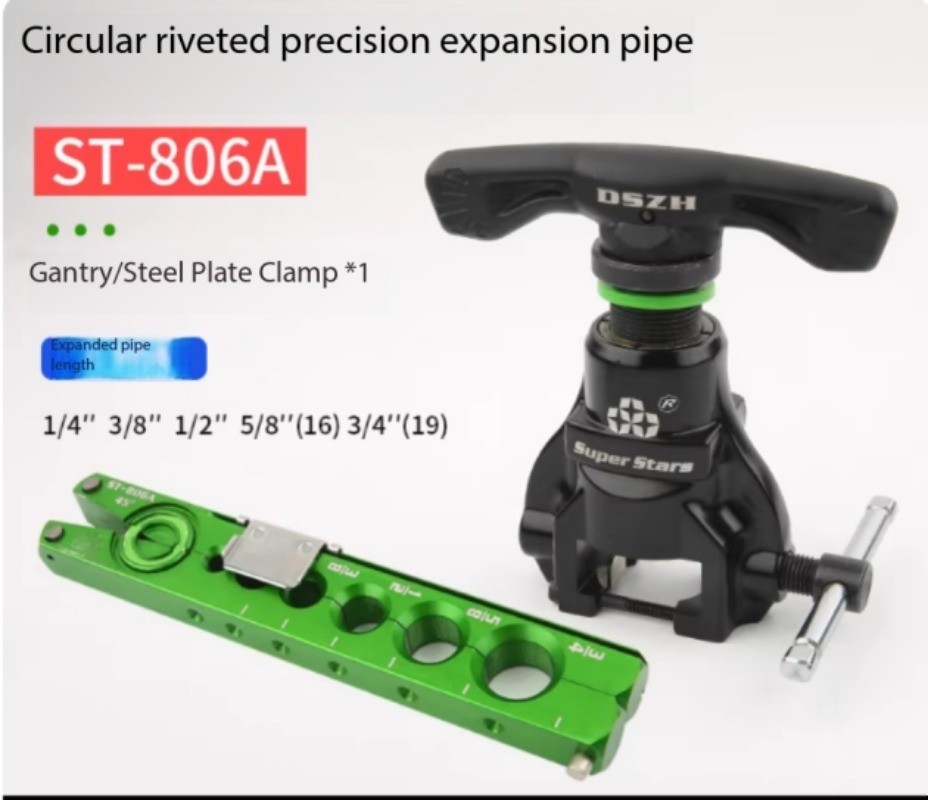 Eccentric Flaring Tool for Air Conditioning Flaring and Hole Expansion