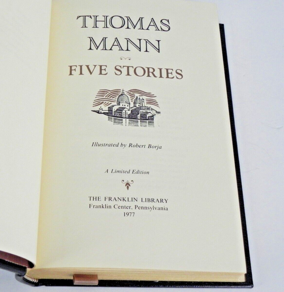 Five Stories by Thomas Mann Franklin Library Limited Edition 1977