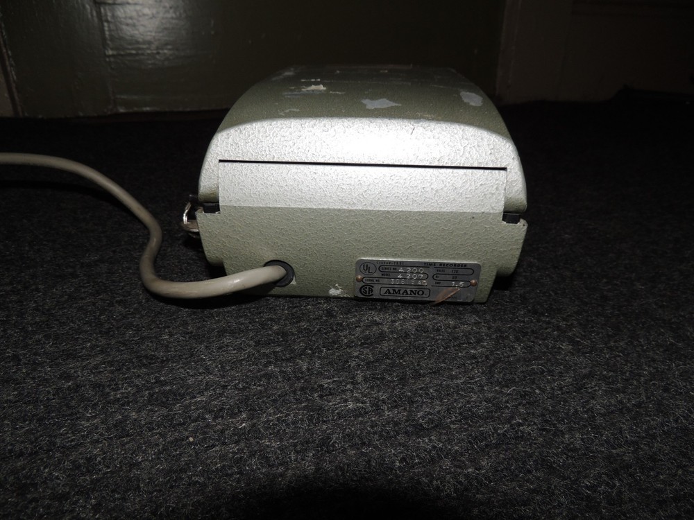 Vintage Amano Time Clock 4207