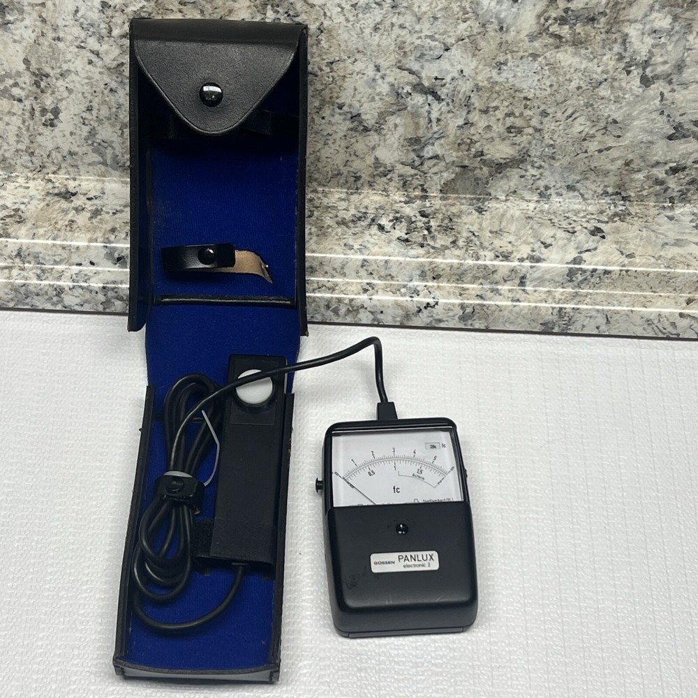 Gossen Panalux electronic-2 w/Case. Working Vintage