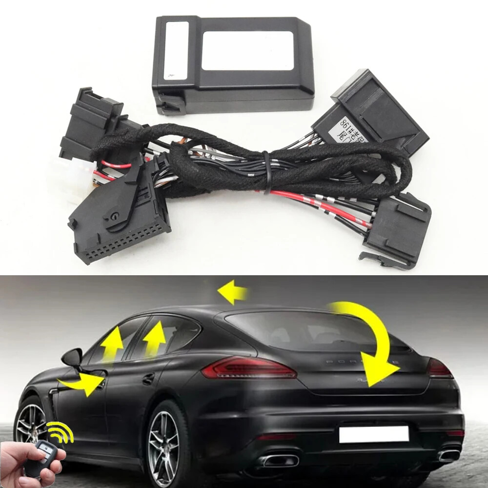 Auto Window Tailgate Close Rearview Mirror Fold Cable Module For Porsche Cayenne