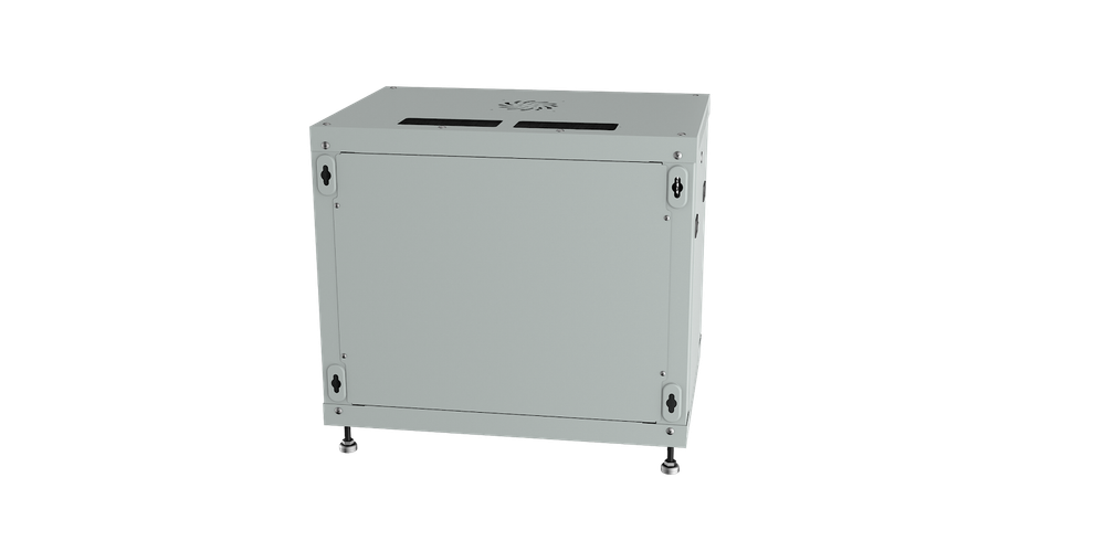 9U Wall Mount Server Rack Data Enclosure Network Cabinet GRAY IT 24" Depth