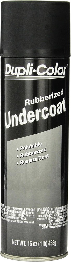 Duplicolor UC101 Undercoating Paintable Rubberized Undercoat 16oz. Spray 3 pack