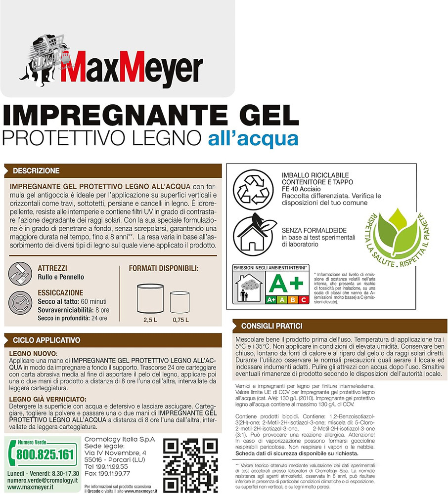 WHITE WATER GEL IMPREGNATOR 2.5 L