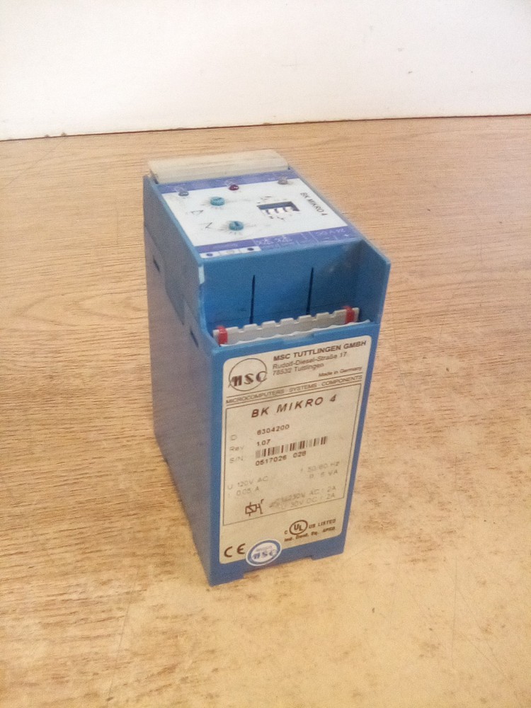 MSC BK Mikro 4 Time Delay Relay "BROKEN CORNER"