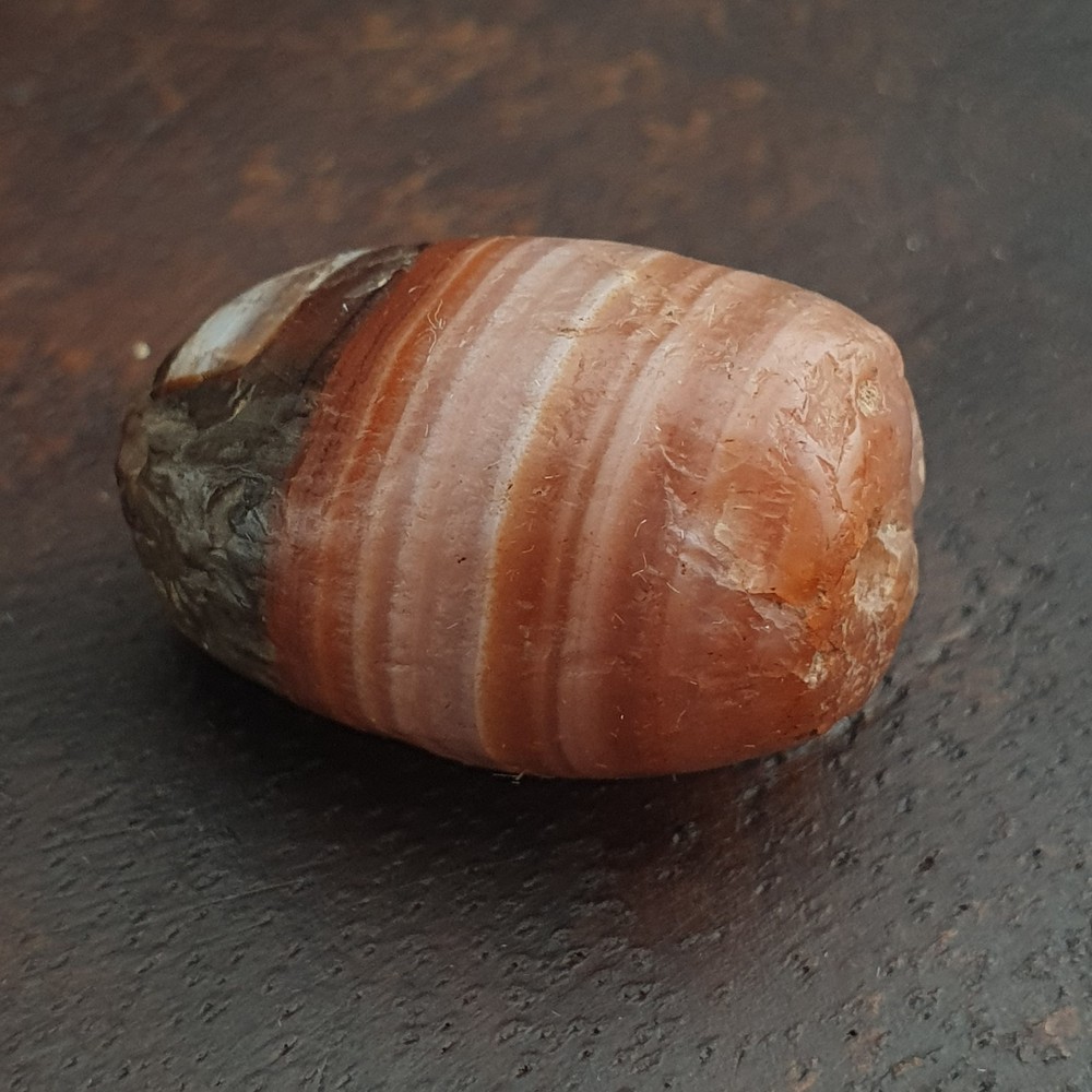 Ancient Reddish Brown Suleimani Agate Spiritual Amulet
