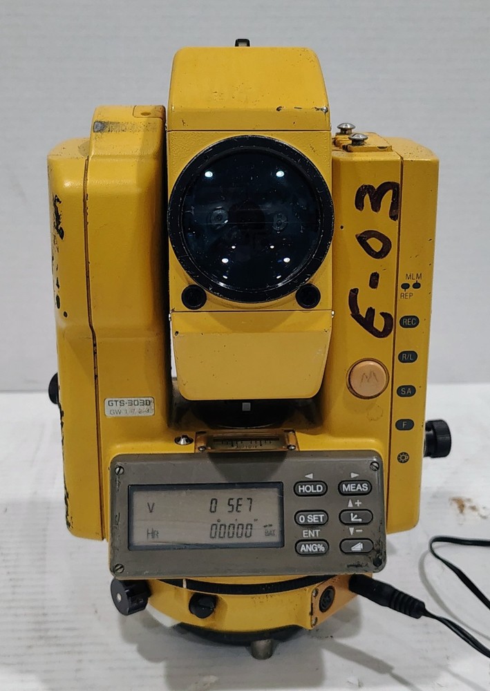 Topcon GTS-303D Electronic Precise Surveying And Data Collection Power Tested
