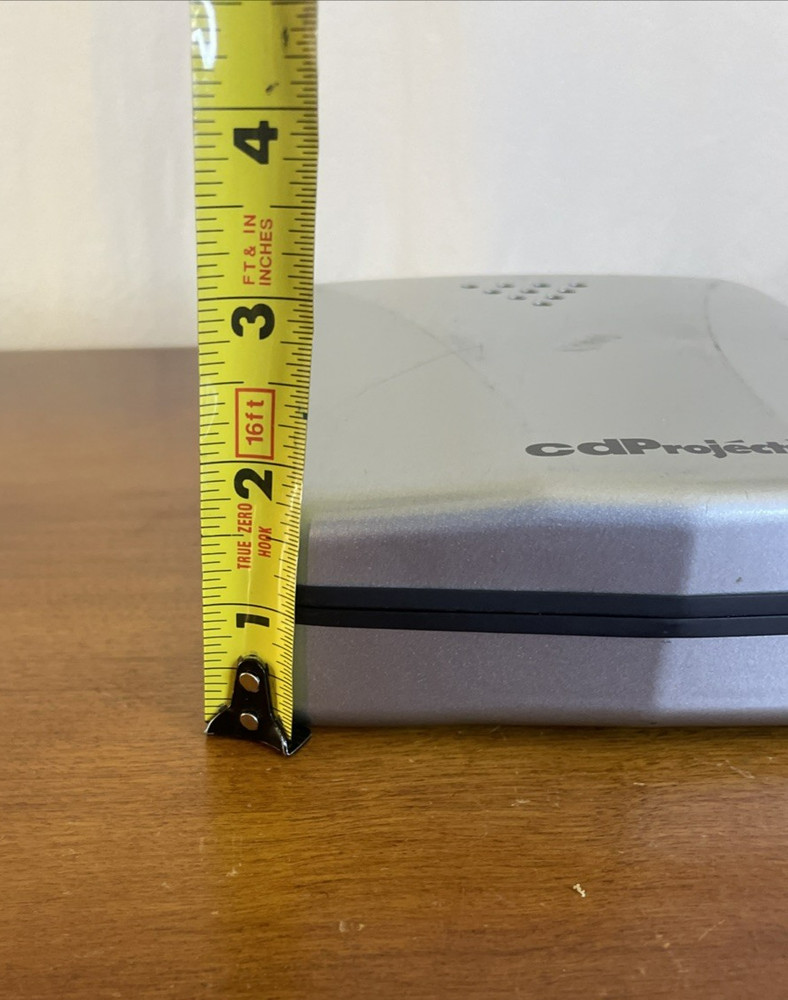 VTG CD Projects Silver Hard Shell Compact Disc Case Metal Holds 24 Discs