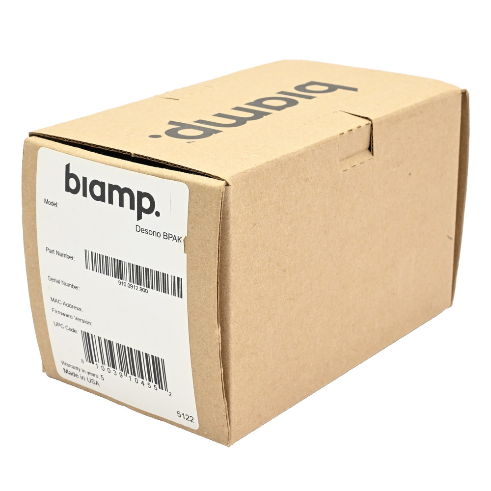 Biamp Desono BPAK Backpack Adapter Kit 910.0912.900