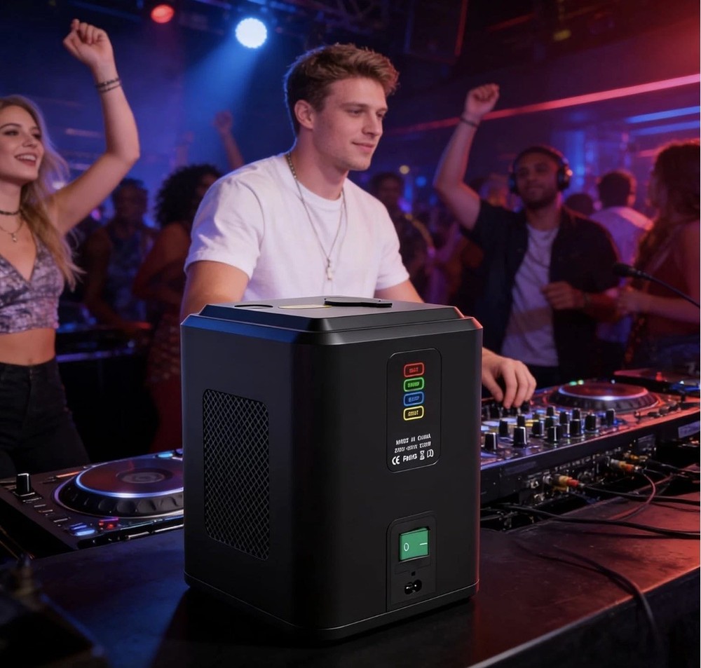 Cold Spark Machine Firework Machine DJ Stage Effect Remote 6-10 ft NEW Open Box