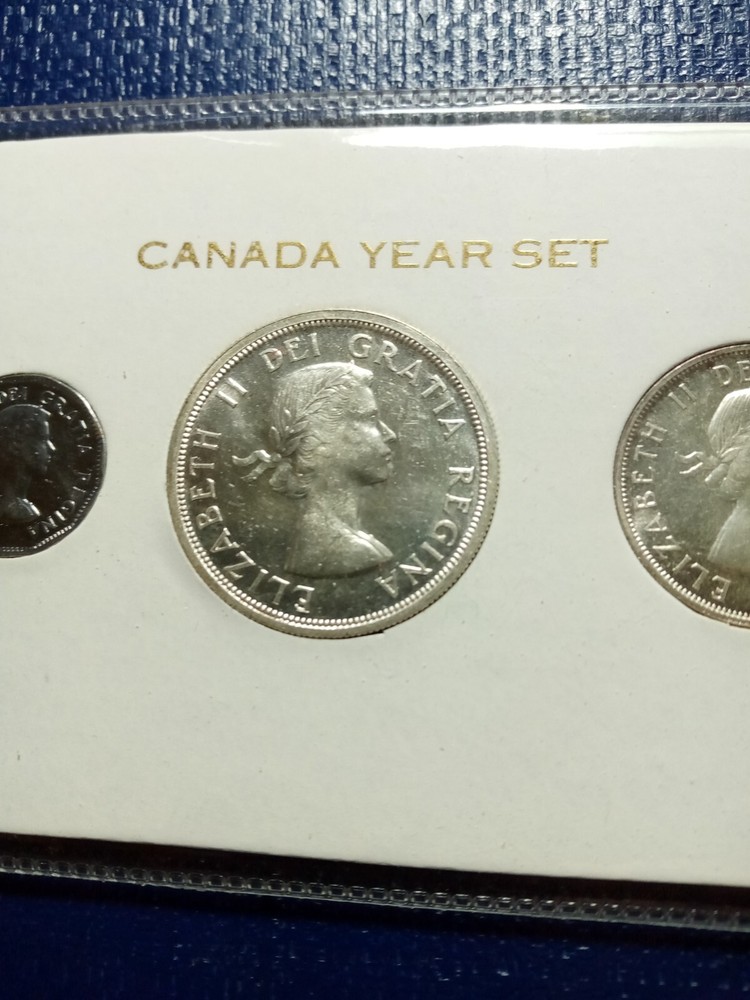 Canada 1954 coin set