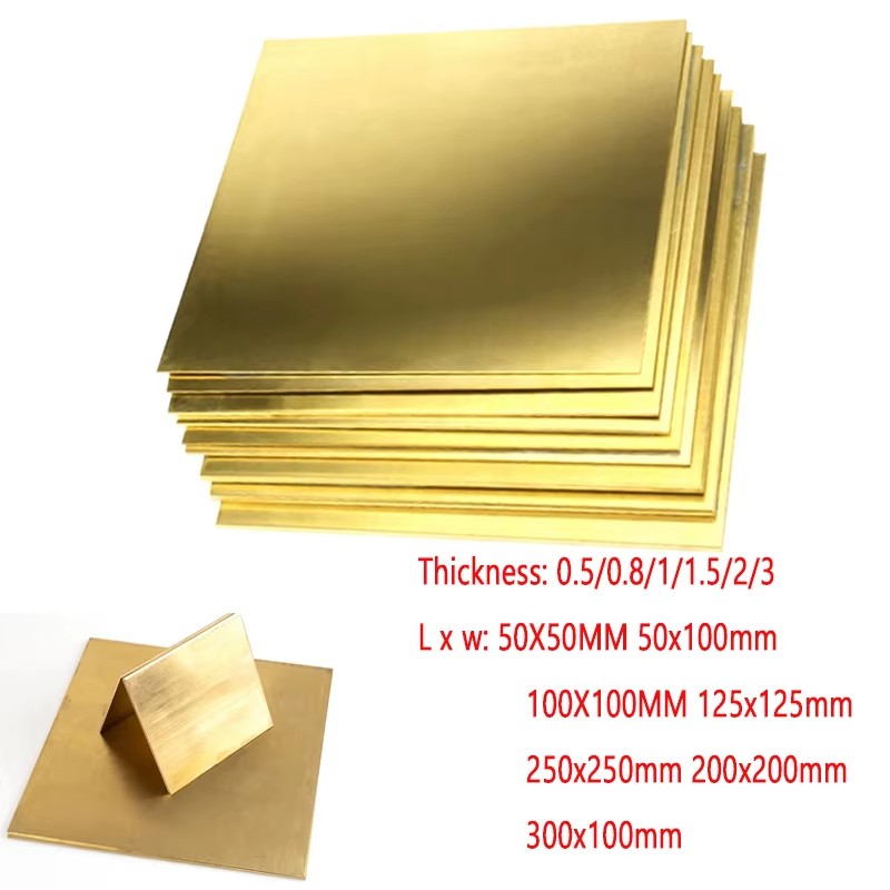 H62 Brass Sheet Various Sizes, Various Thickness. Models Making,Jewellery Making