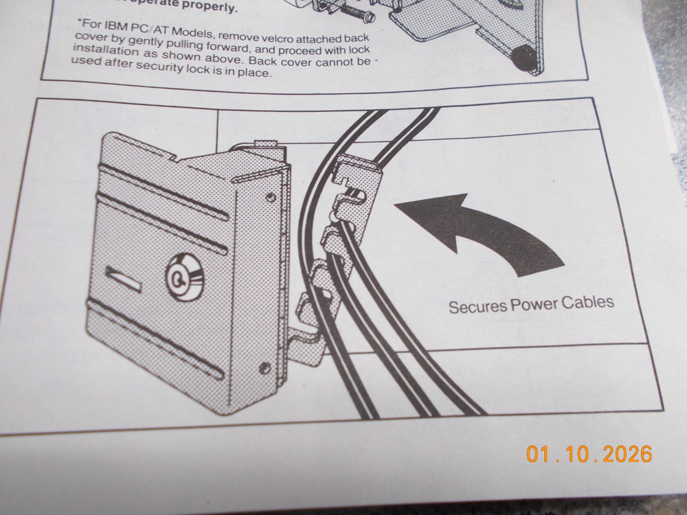 NIB ACCO 62012 Universal Security System for Protecting Office Equipment