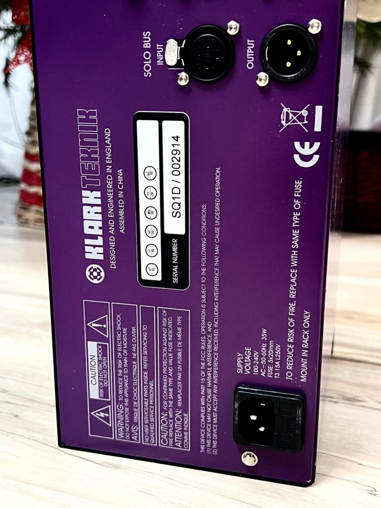 Klark Teknik Square One SQ1D 8-Channel Dynamics Processor