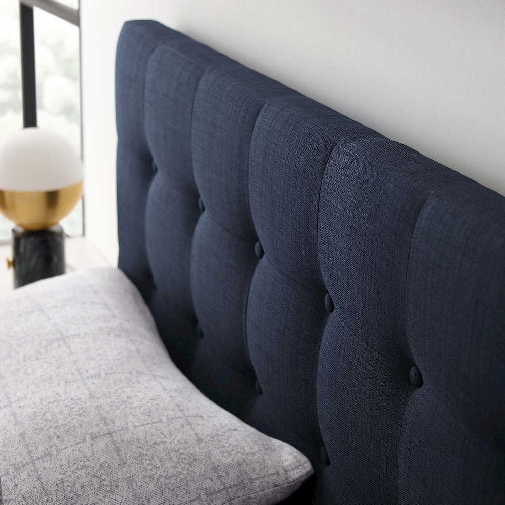 Emily Upholstered Fabric Queen Headboard