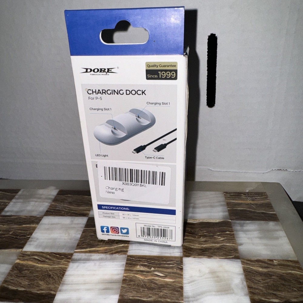 Dobe for P-5 Charging Dock Fast Charging Double Controller Dock - PS5 New