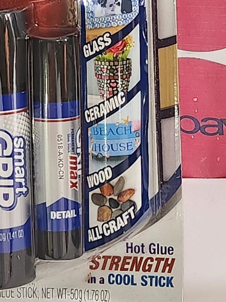 2-Pack,Permanent Glue Stick, Detail and Broad,Max Strength,Cool Stick