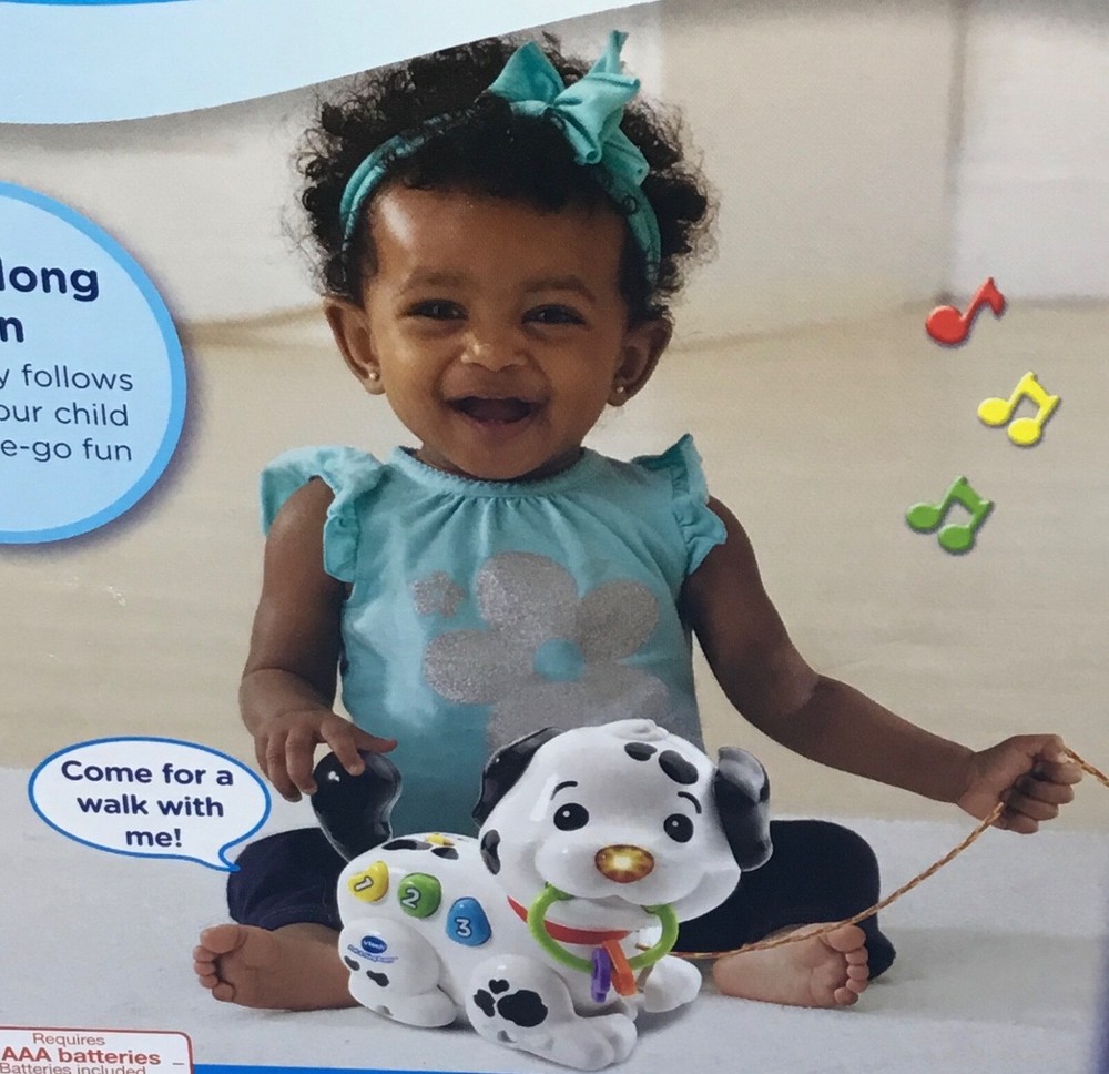 V Tech Educational Toy For Toddlers 6-36 Months Pull Sing Puppy Musical Activity