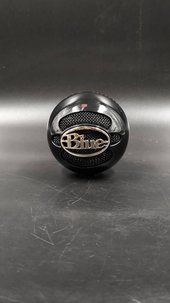 Blue Snowball USB Microphone Used Working Black
