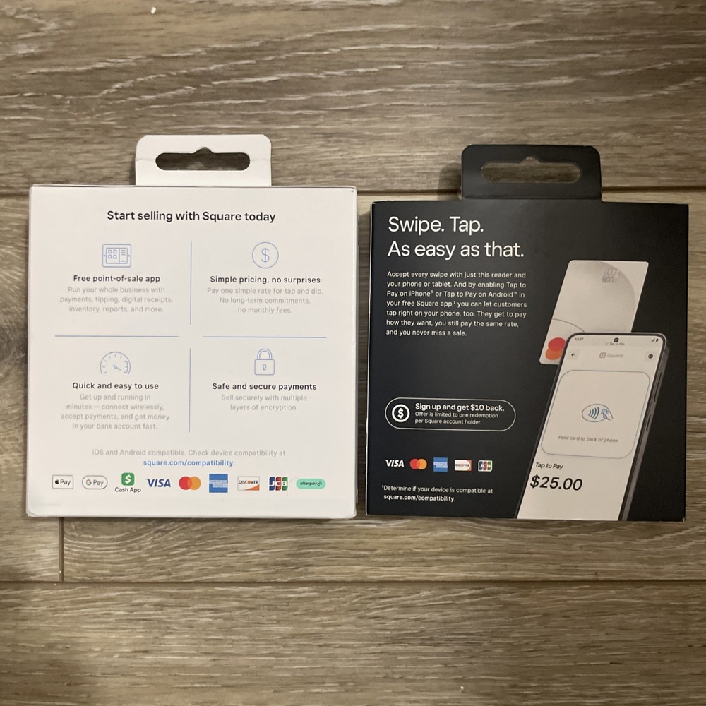 Square Reader For Contactless And Chip & USB-C with bonus magstripe reader
