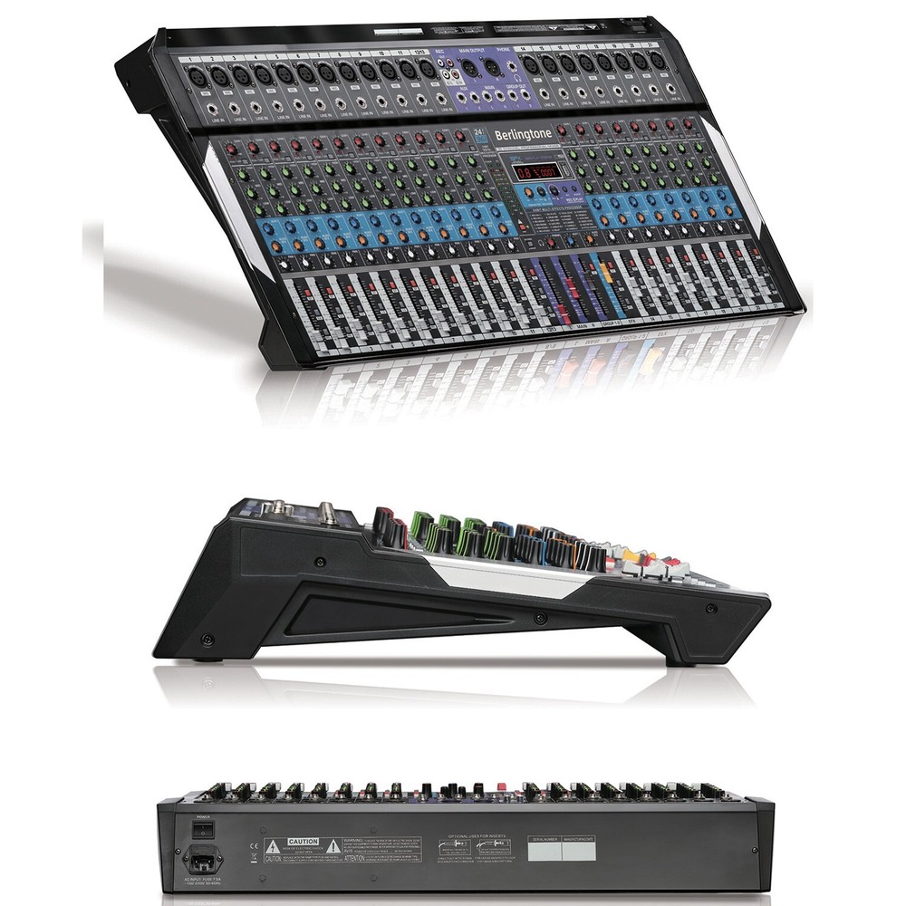 Berlingtone BT-20MX- 20 Channel Professional Bluetooth Studio Audio Mixer, USB